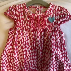 Pink and White bubble dress